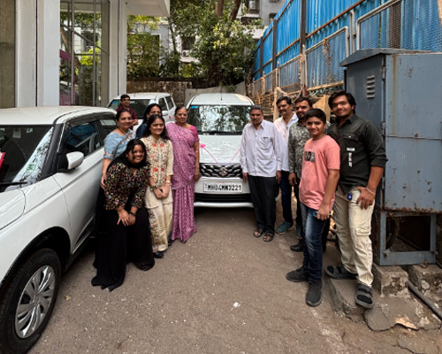 The Gudi Padwa celebrations at Navnit Maruti Showroom, Thane!