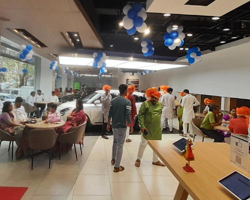 The Gudi Padwa celebrations at Navnit Maruti Showroom, Thane!