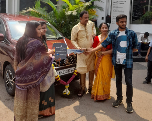 The Gudi Padwa celebrations at Navnit Maruti Showroom, Thane!